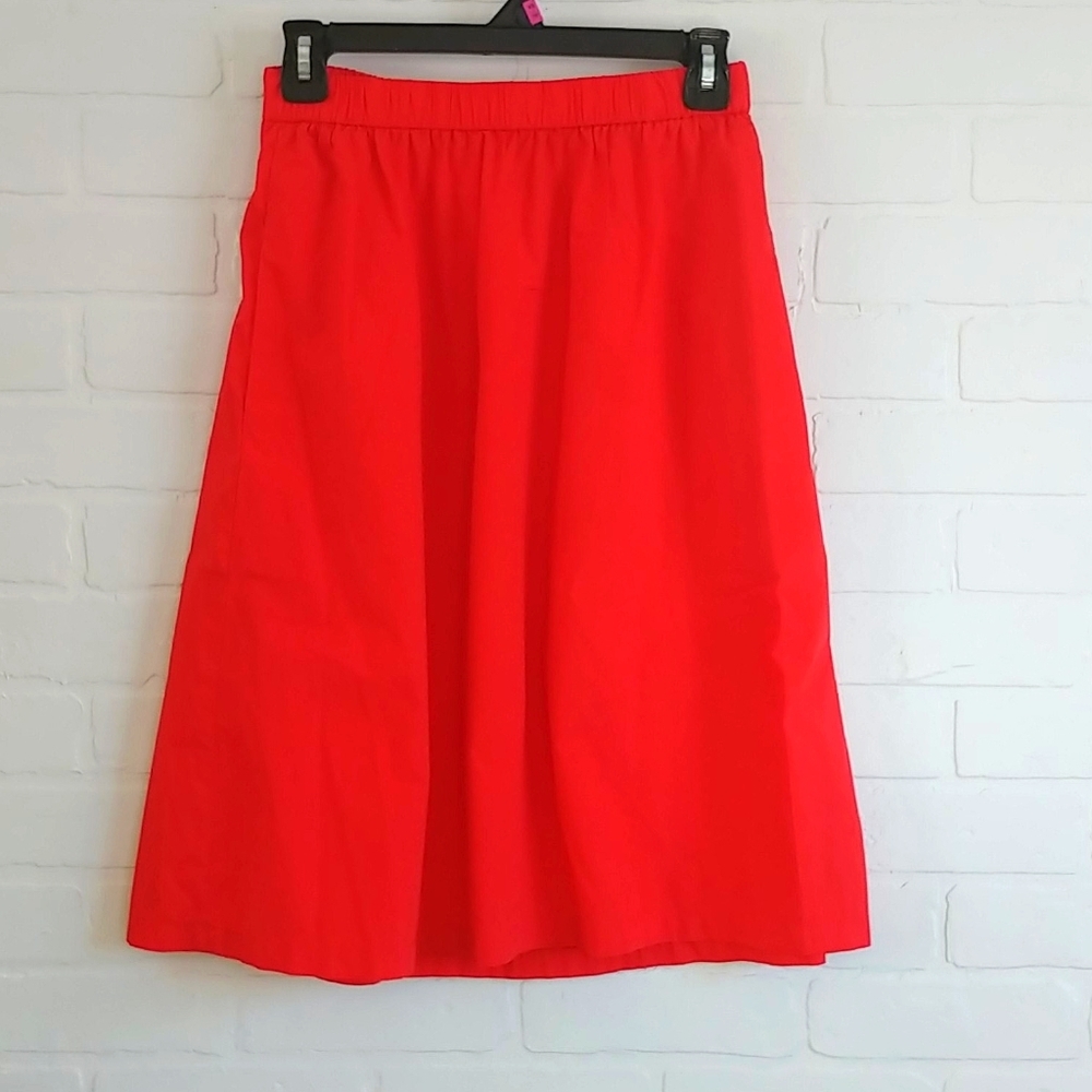 Cotton skirt with pockets